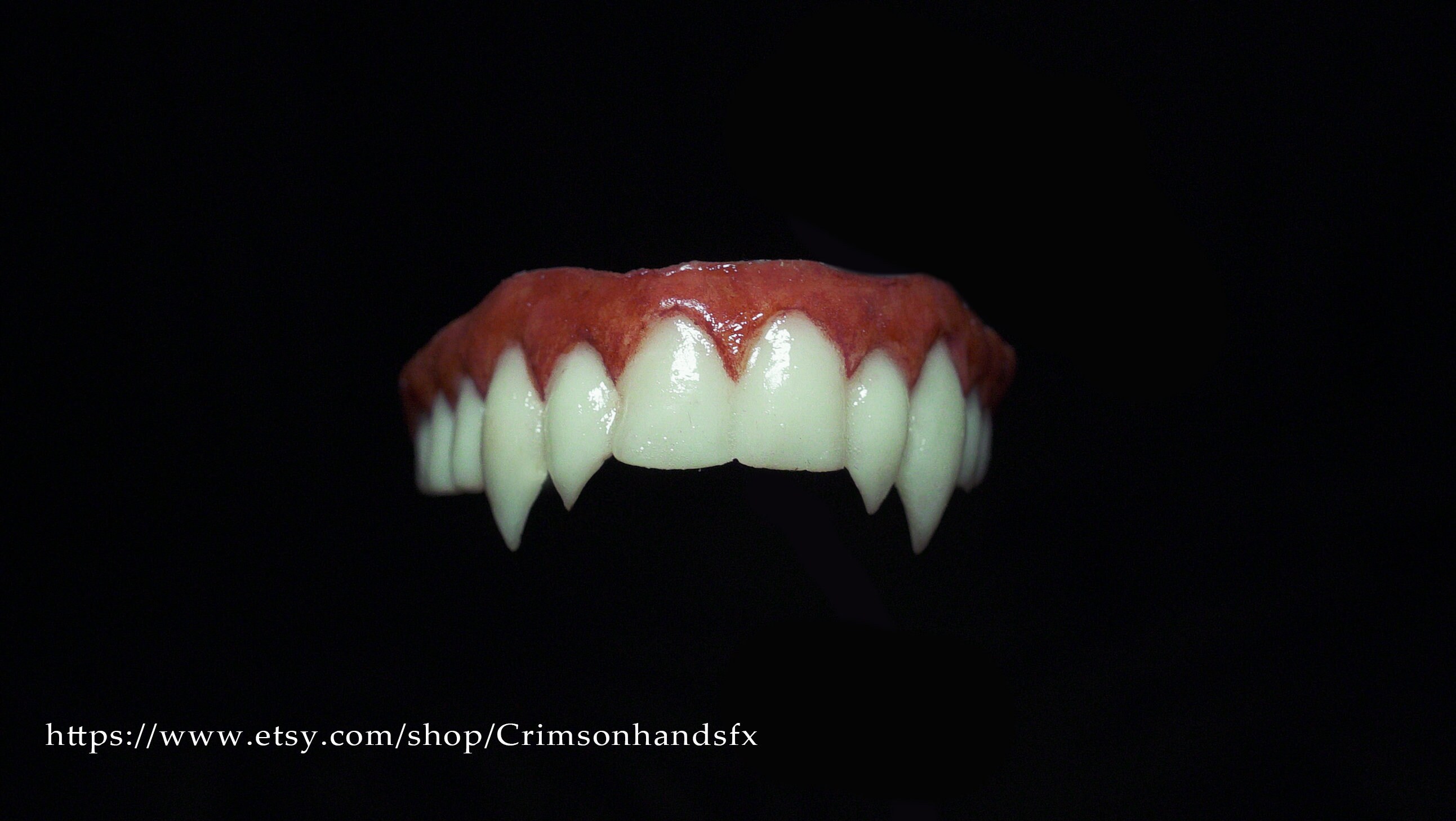 Retractable Vampire Teeth Halloween Decoration Dracula Fake Teeth