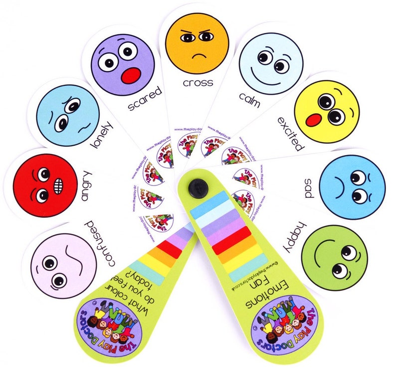 Emotions Face Fan - Social Communication Aid for Autism/sen - Etsy UK
