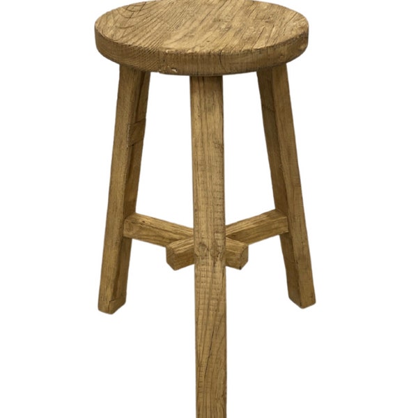 Reclaimed Round Counter Stool