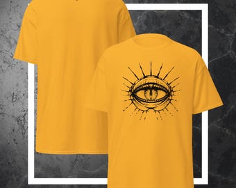 Mysterious Eye fantasy blackwork classic tee