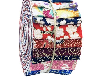 Cuarto gordo 5 paquete 100/% Algodón Patchwork Tela Artesanal ~ batiks 4