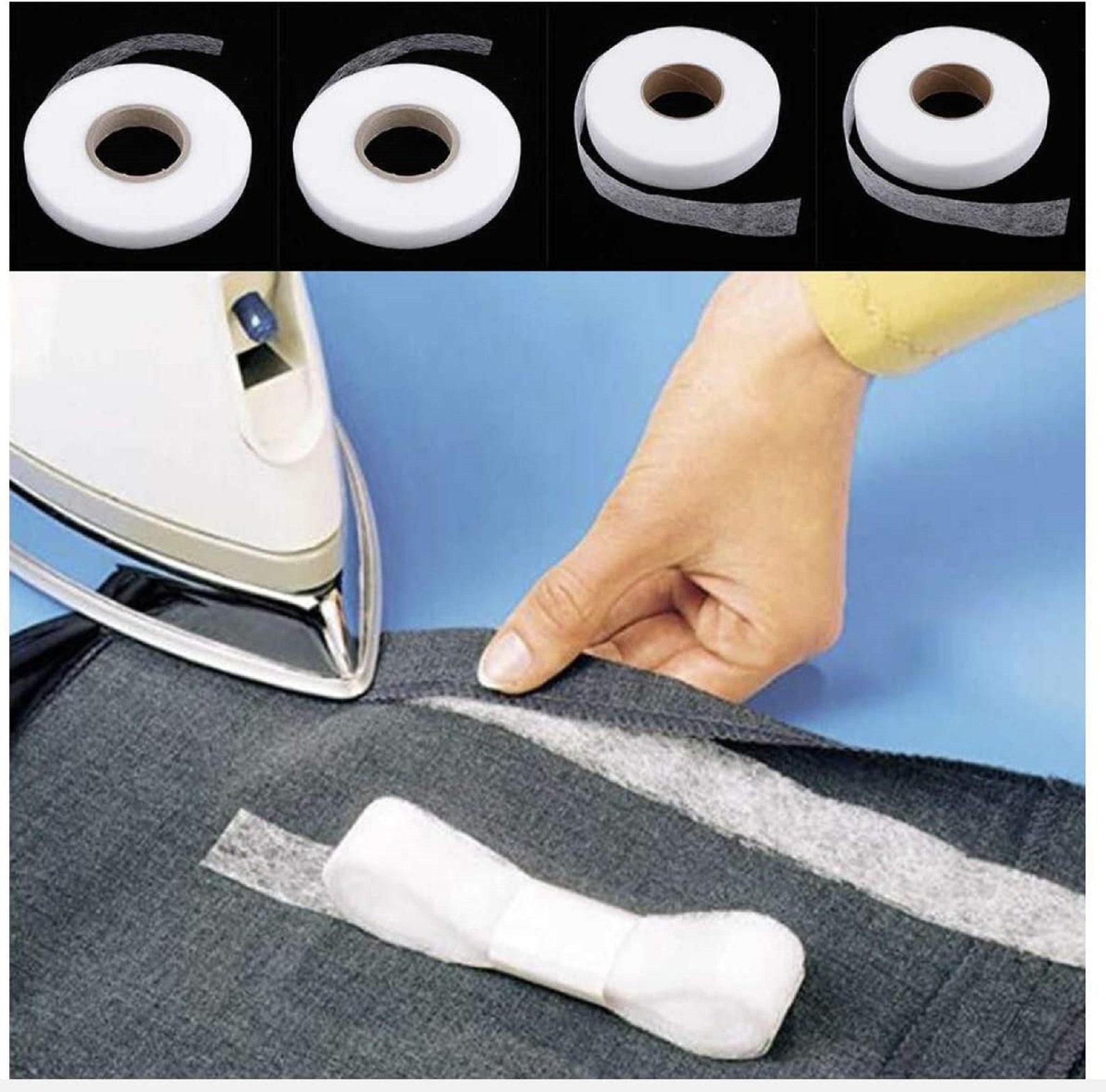 Wonder web Easy Hemming Hem Tape Roll Adhesive Fabric Fusing Etsy