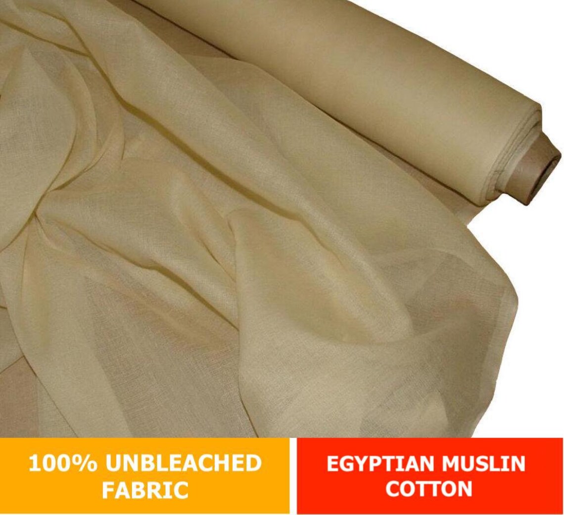 100 Unbleached Egyptian Muslin Fabric Cheese Cloths Organic Etsy