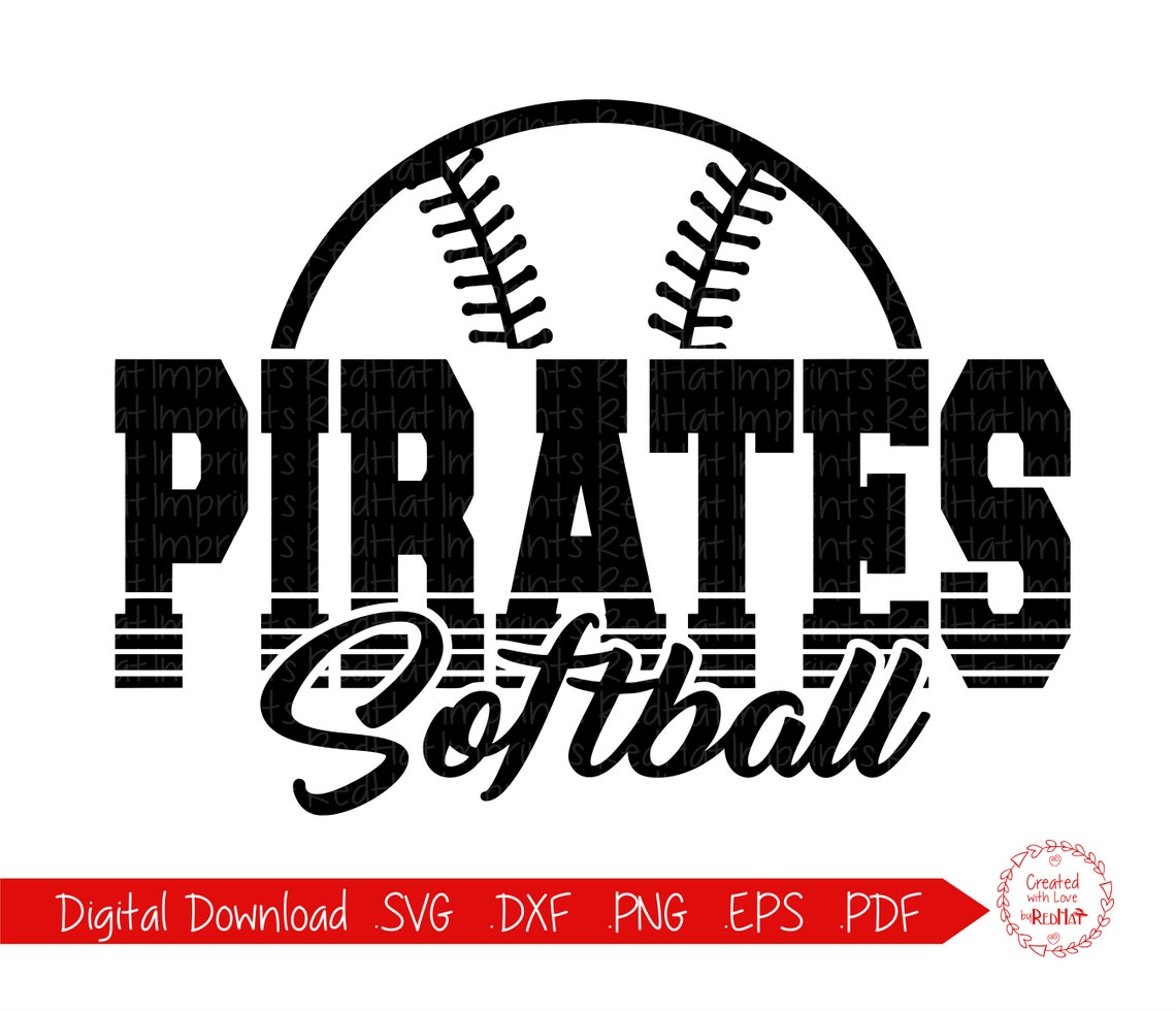 Pirate softball svg Pirates softball svg pirate pirates | Etsy