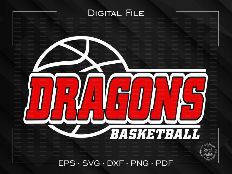 Dragon pdf dxf Dragons eps Basketball Dragon Basketball svg png svg Dragons Basketball svg sublimation