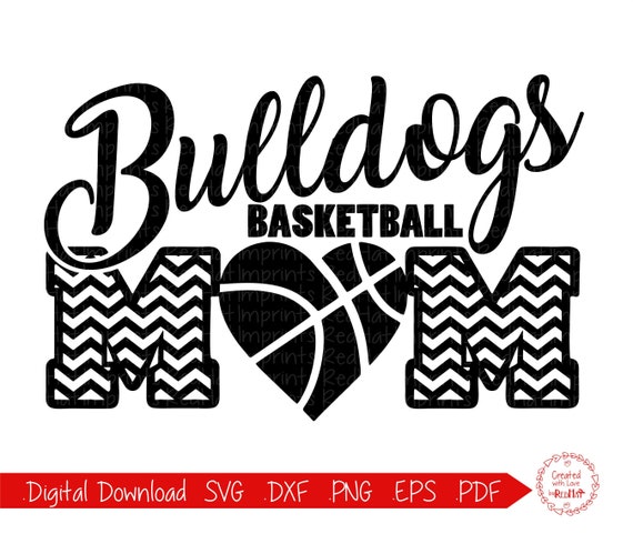 Download Bulldogs Basketball Mom Svg Bulldog Basketball Mom Svg Etsy