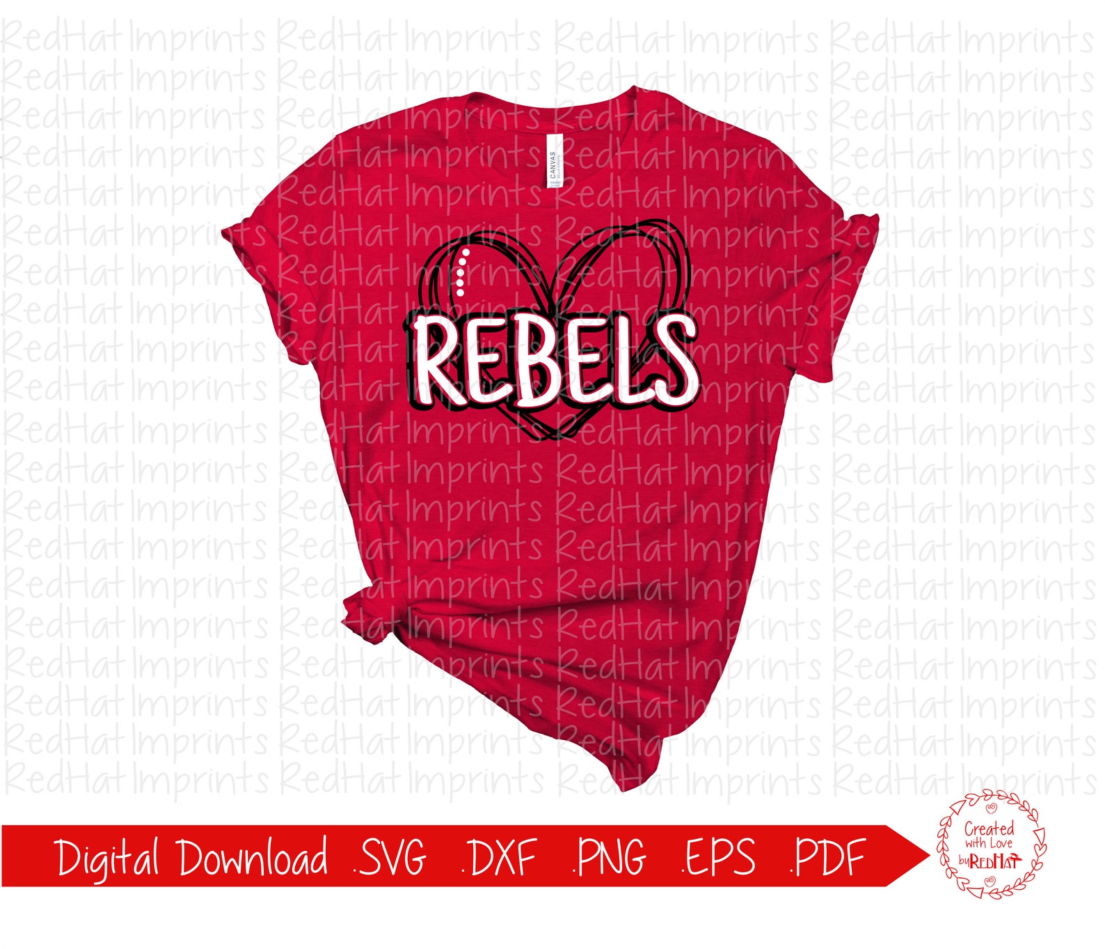 Rebel svg Rebels svg R Rebel Rebels Mascot Heart Love | Etsy