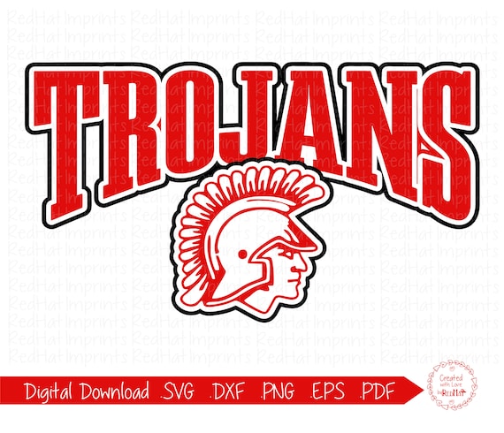 Trojan svg Trojans svg Mascot Trojan Trojans svg eps | Etsy
