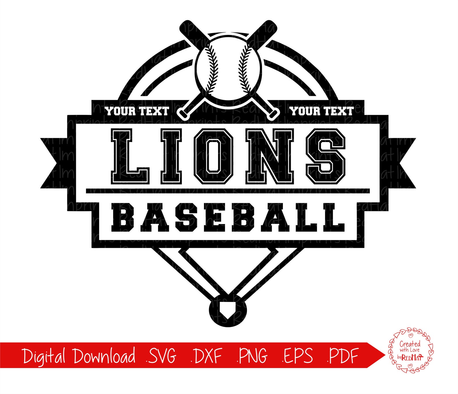 Lion Baseball svg Lions Baseball svgLion Lions Baseball Etsy