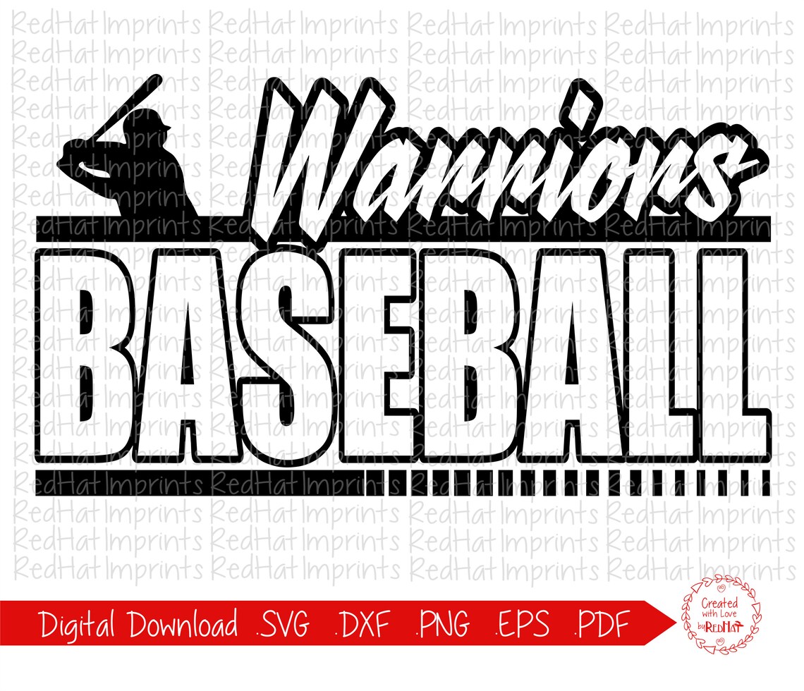 Download Warrior Baseball svg Warriors Baseball svg warrior | Etsy