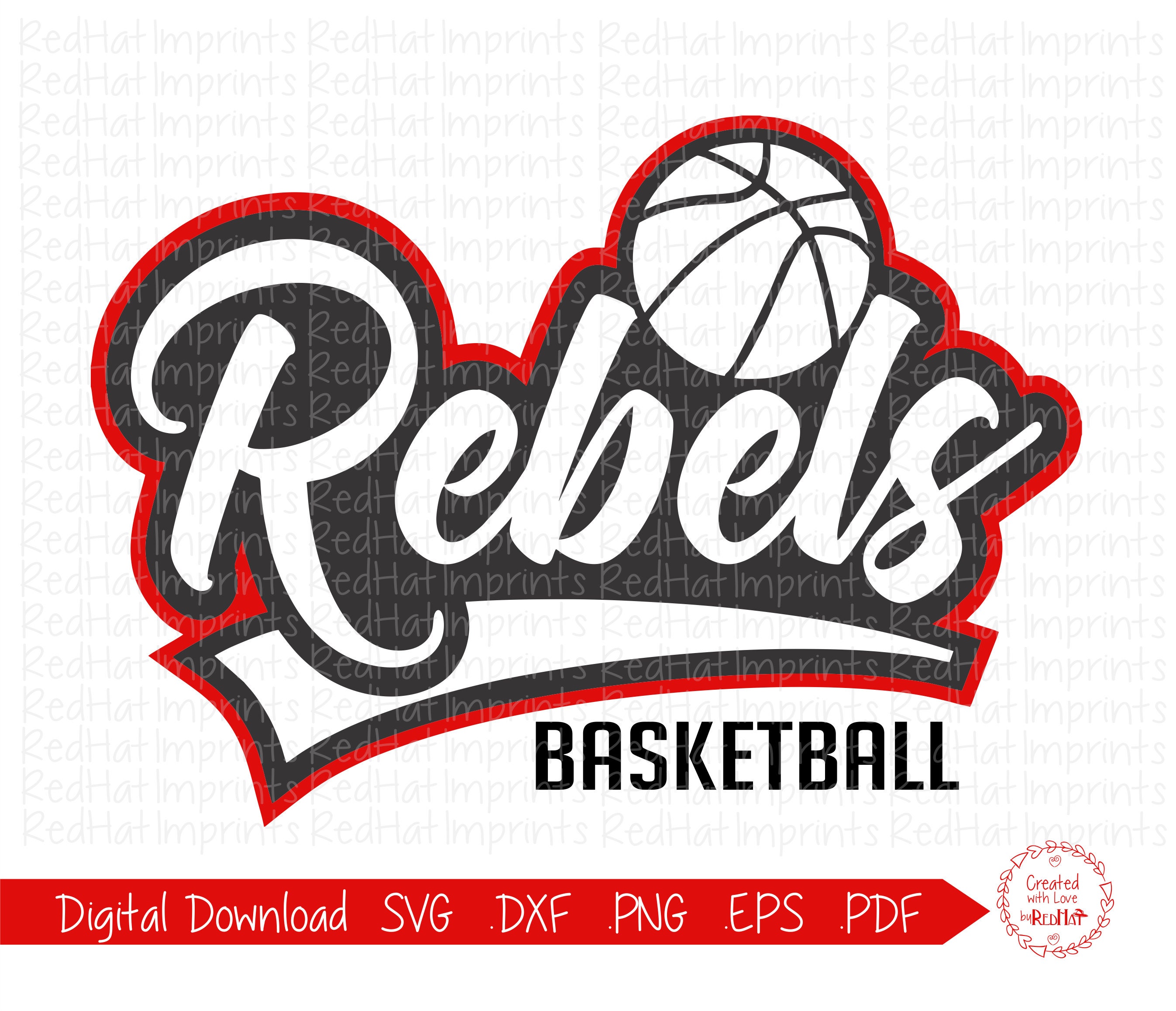Rebel Basketball svg Rebels Basketball svg Rebel Rebels Etsy