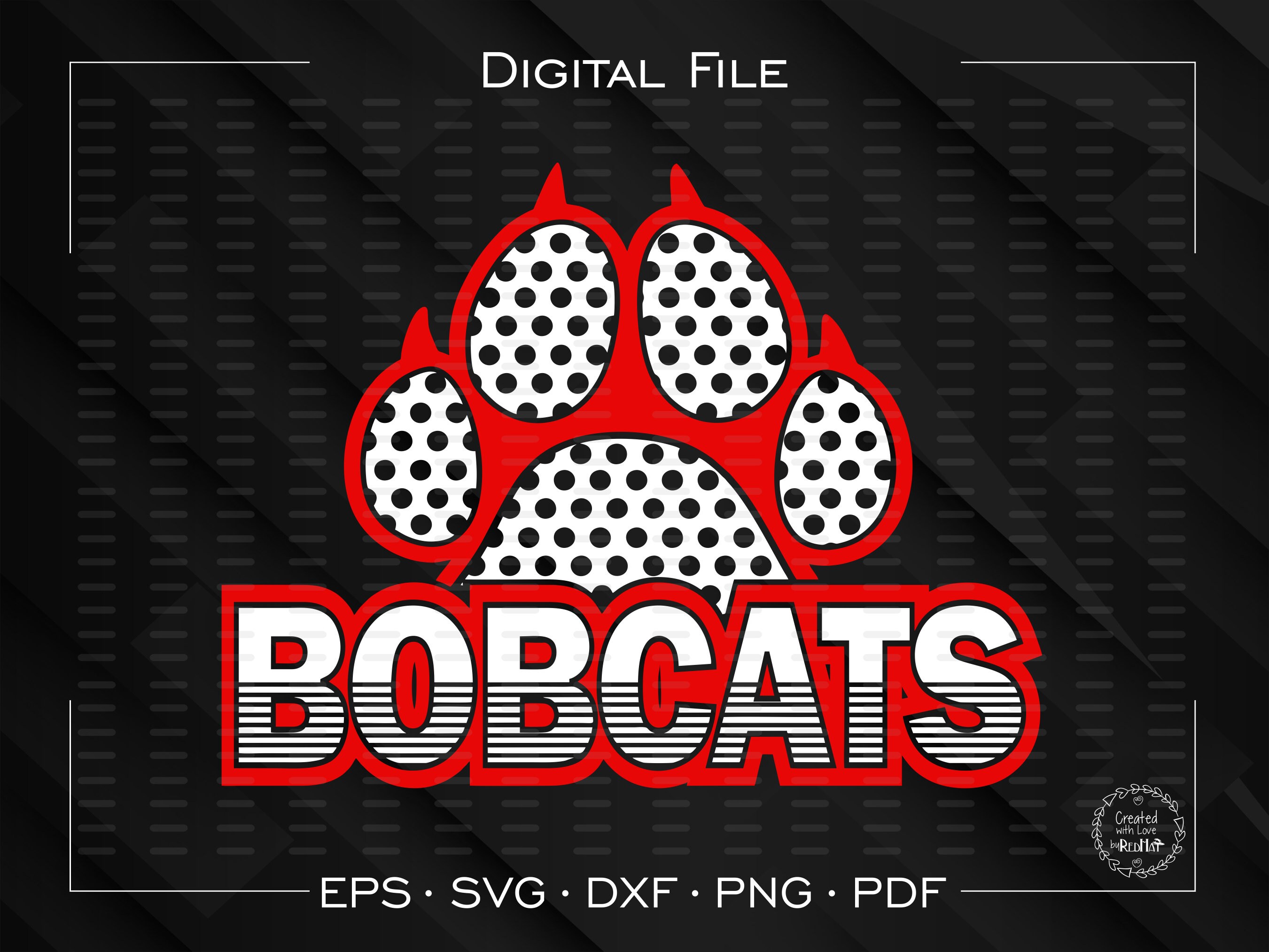 Bobcat Svg Bobcats Svg Mascot Bobcat Bobcats Svg Eps | Etsy