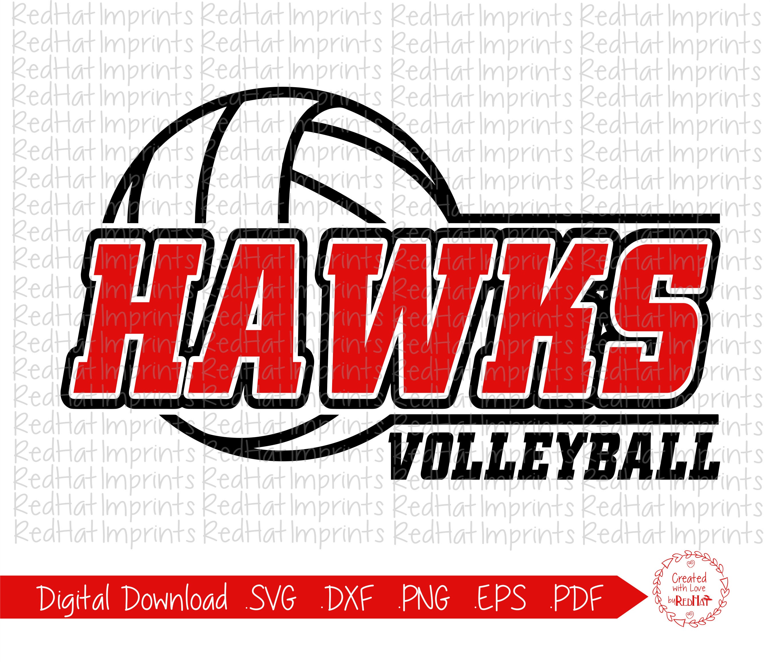 Hawk Volleyball svg Hawks Volleyball svg hawk hawks Etsy