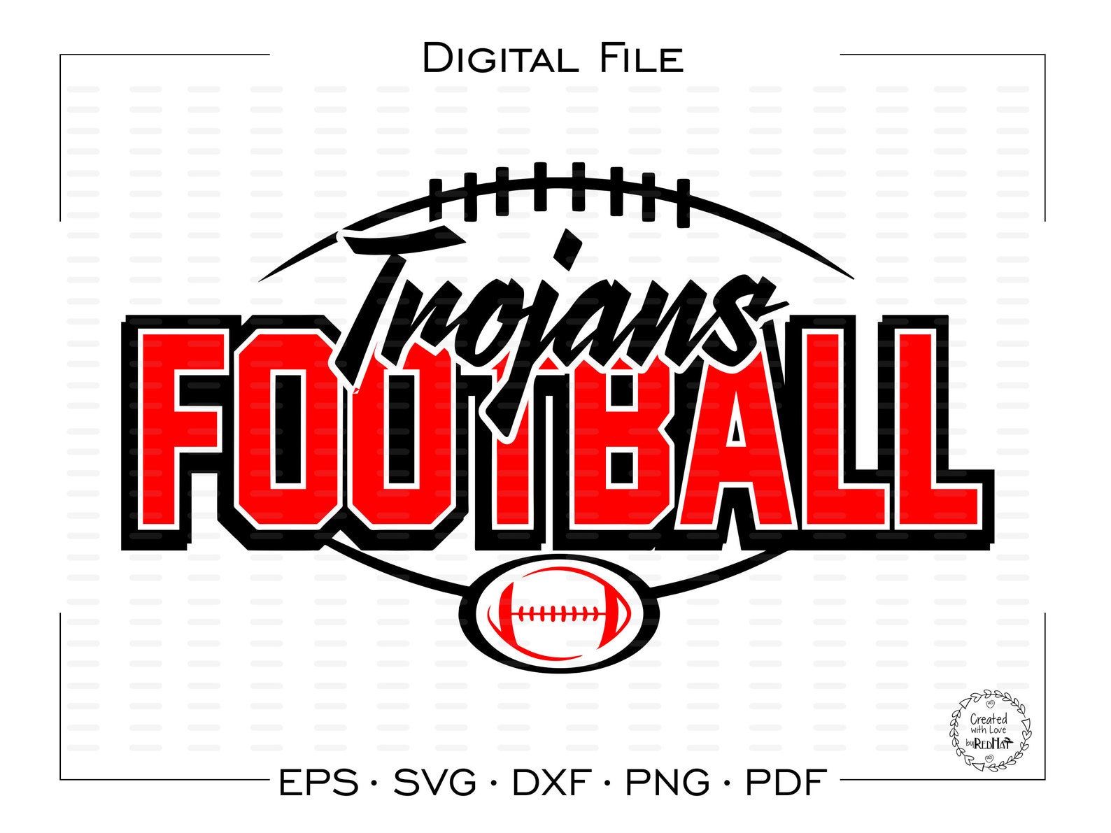 Trojan Football svg Football svg Trojans Football svg Etsy