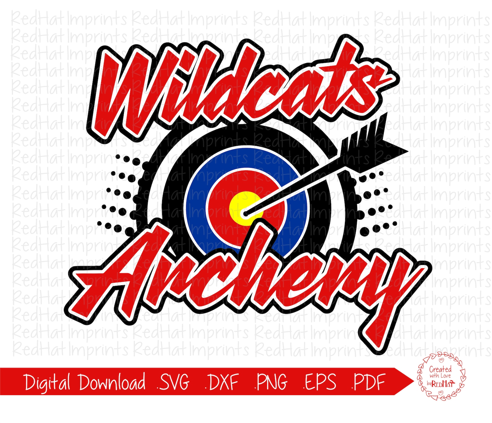 Wildcat Archery svg Wildcats Archery svg Wildcat Wildcats Etsy