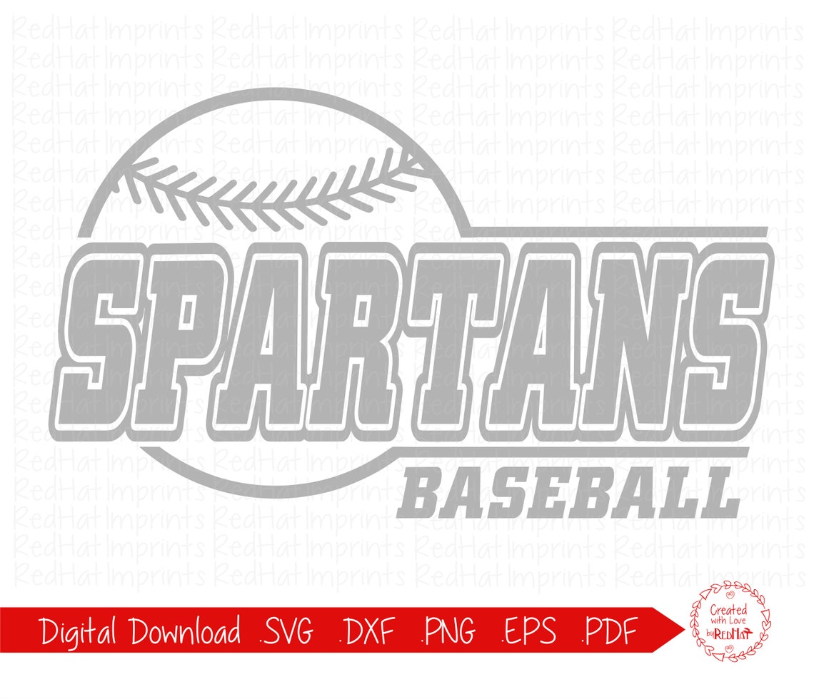 Spartan Baseball svg Spartans Baseball svg Spartan | Etsy