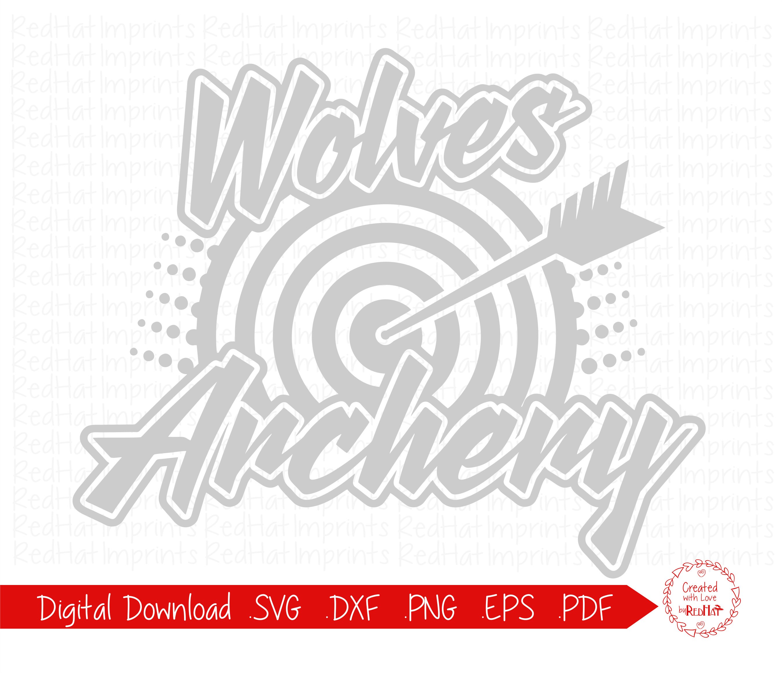 Wolf Archery svg Wolves Archery svg Wolf Wolves Archery Etsy