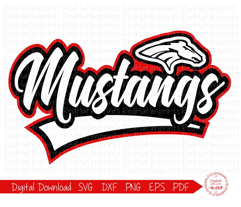 mascot sublimation m eps png mustang dxf Mustangs svg svg cut file Mustang svg pdf mustangs