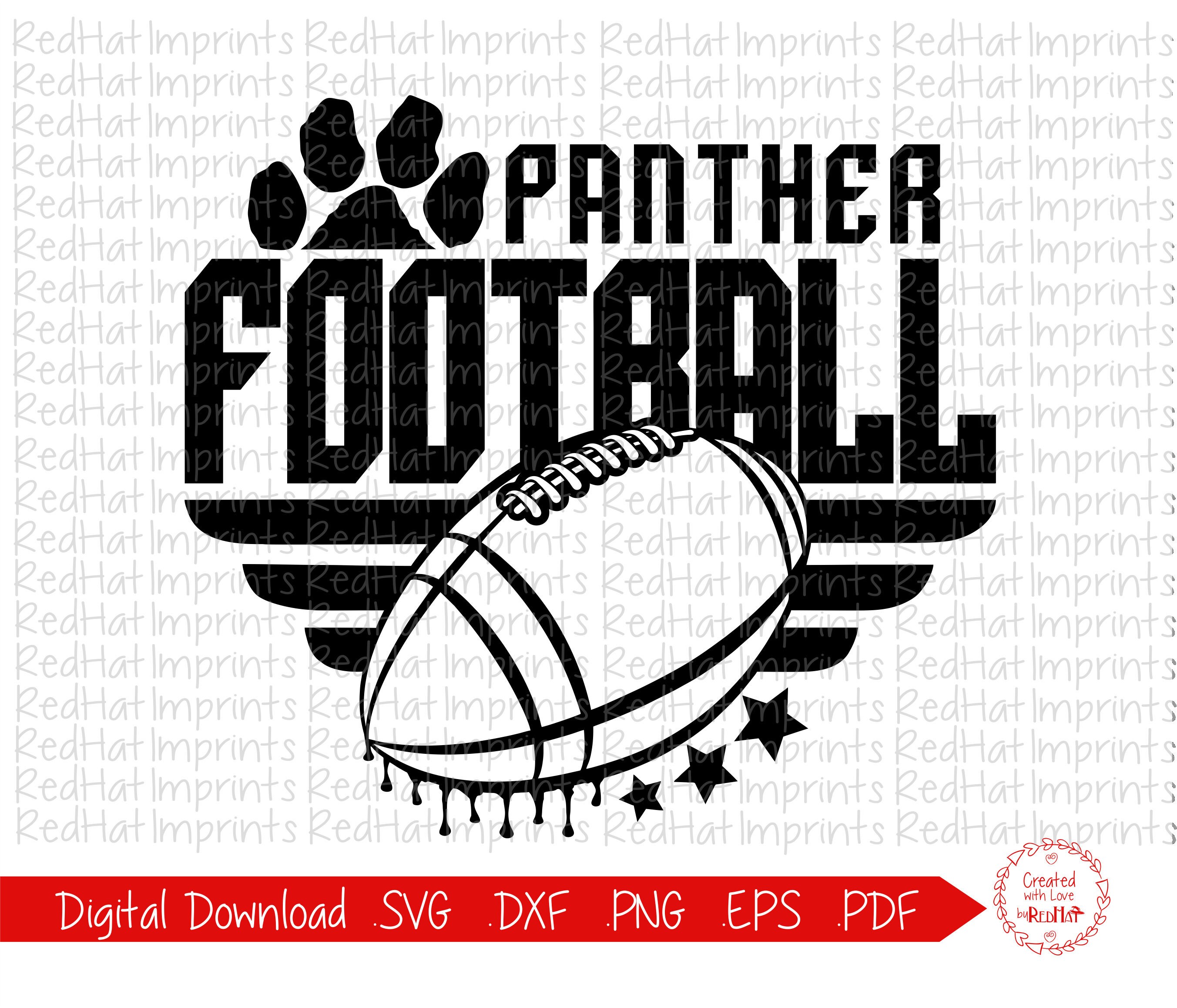 Panther Football svg Football svg Panthers Football svg | Etsy