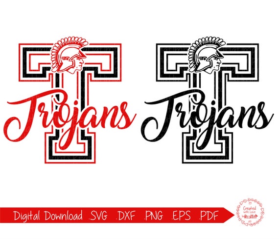 Trojan svg Trojans svg Trojan Trojans T Mascot svg dxf | Etsy