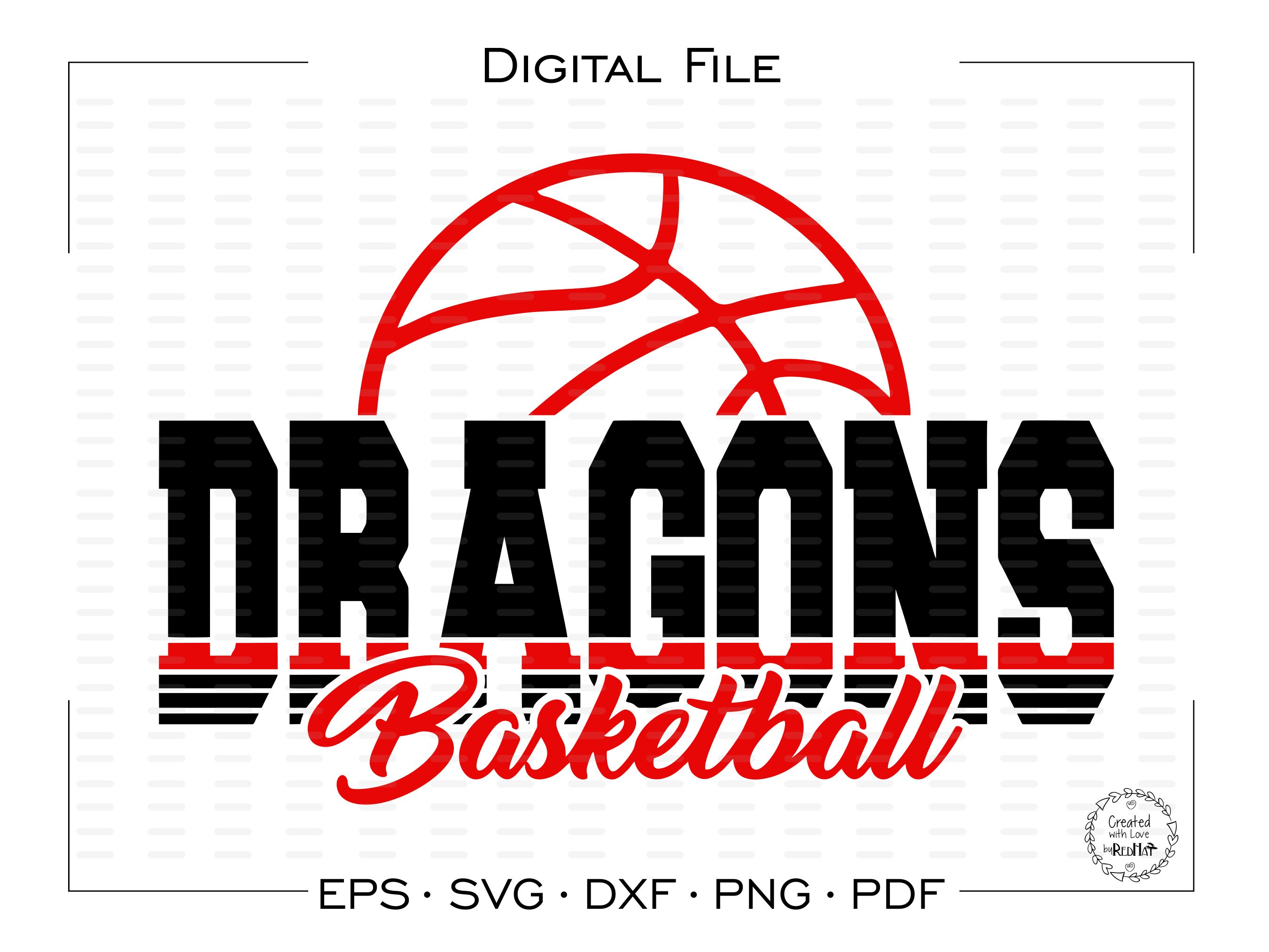 Dragon pdf dxf Dragons eps Basketball Dragon Basketball svg png svg Dragons Basketball svg sublimation