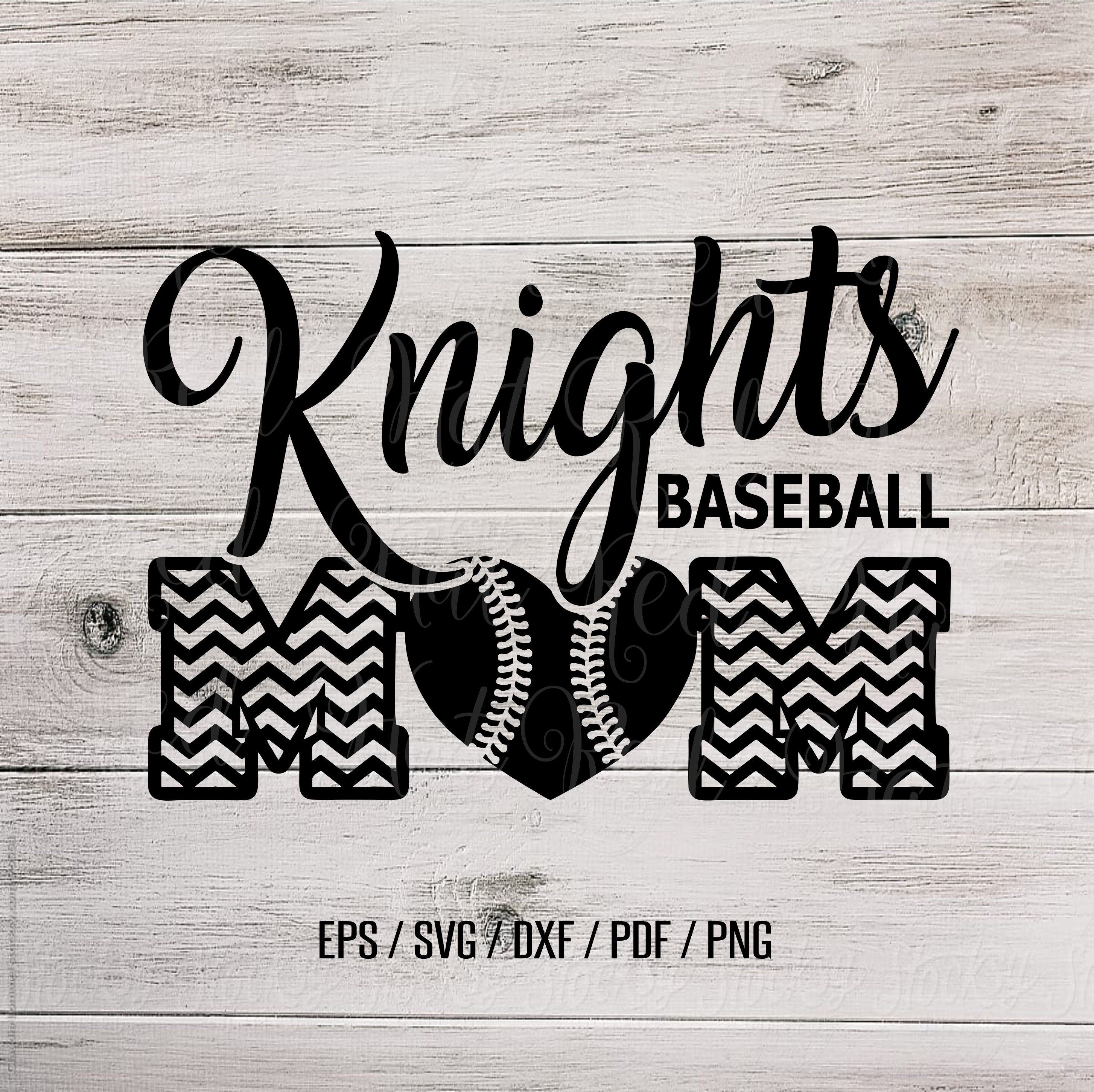 Download Knight Baseball Mom svg Knights Baseball Mom svg Knight | Etsy