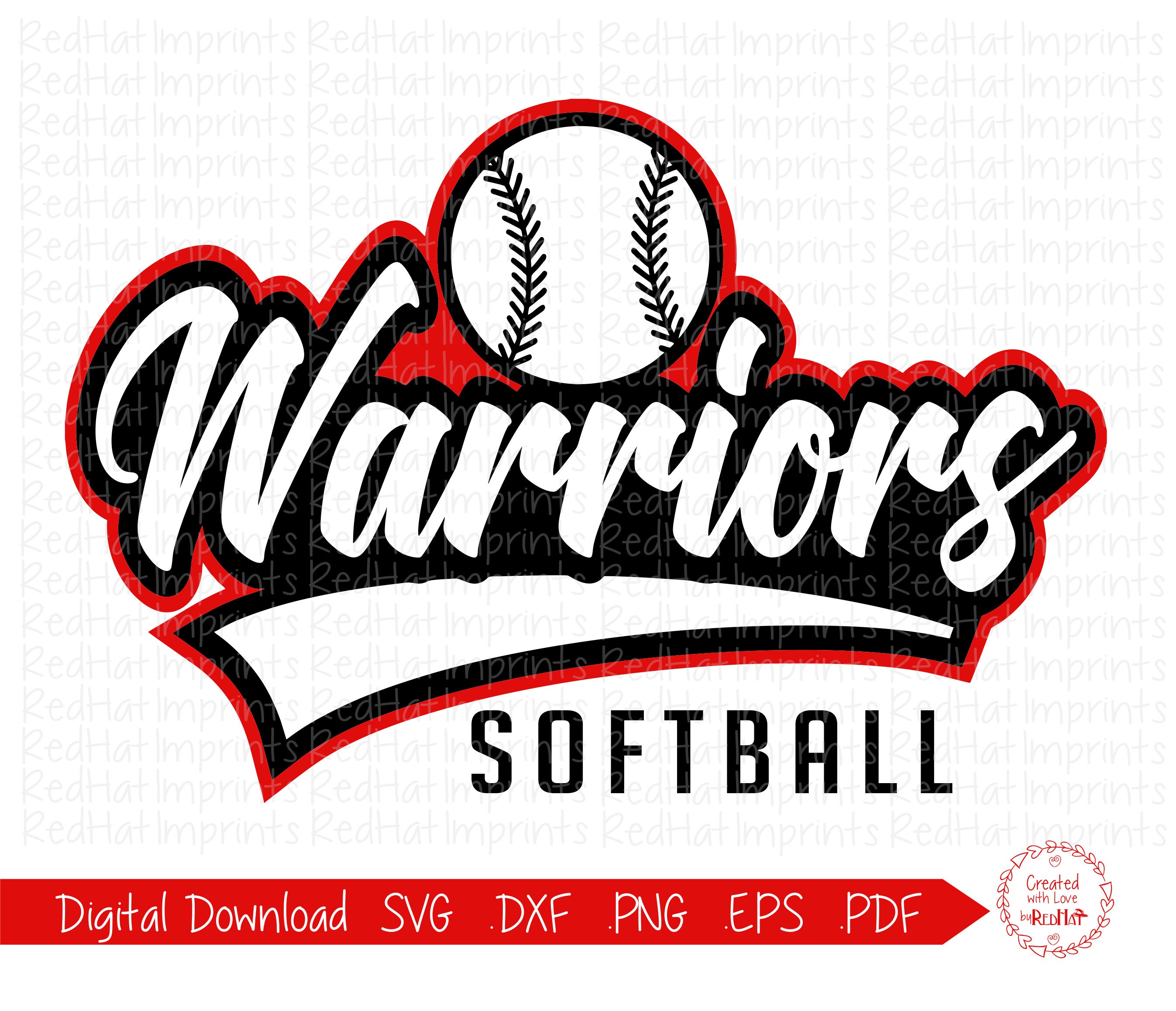 Warrior Softball svg Softball svg Warriors Softball svg Etsy