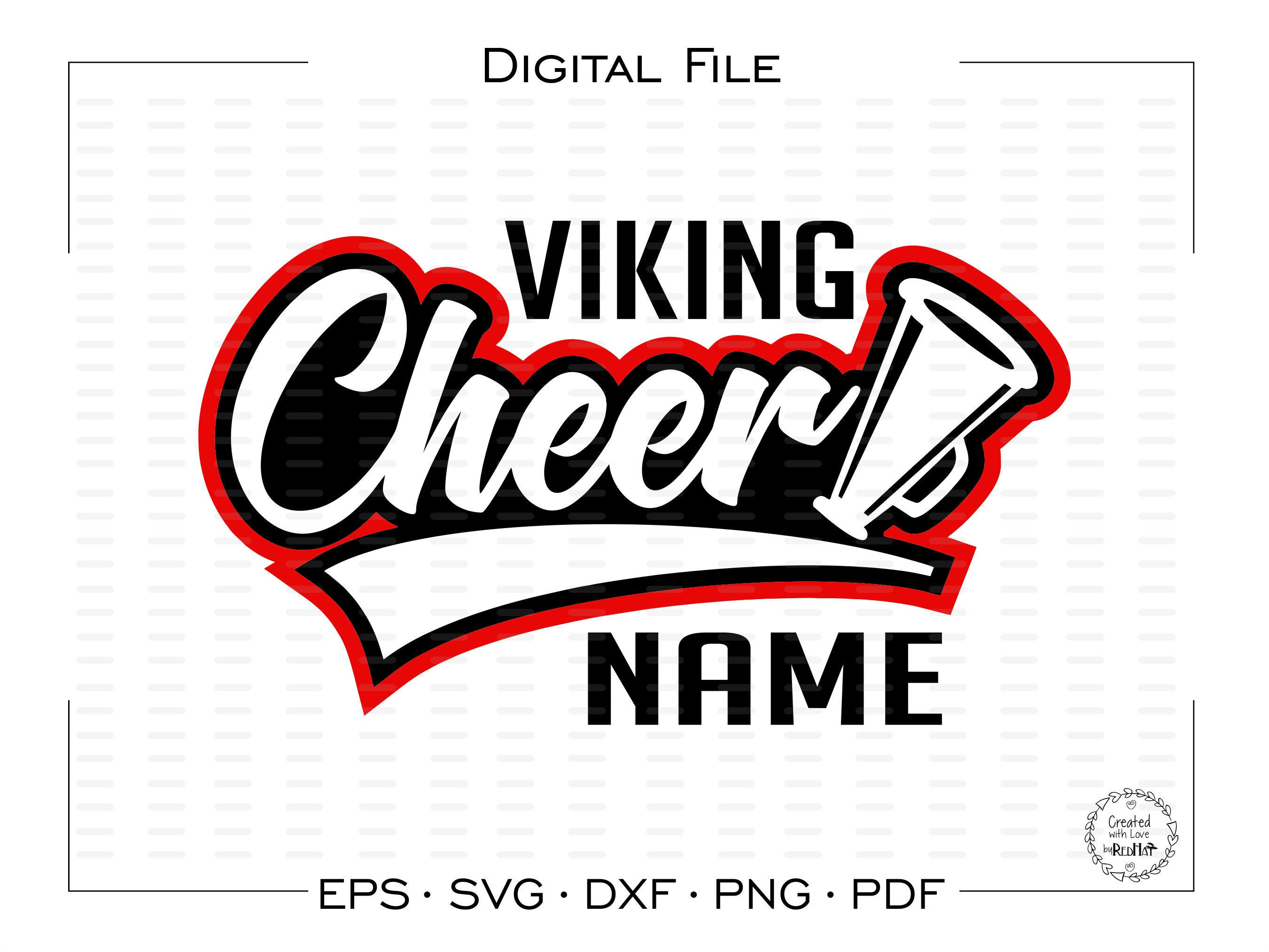 Viking Cheer svg Viking Cheerleading svg Viking Cheerleader Etsy