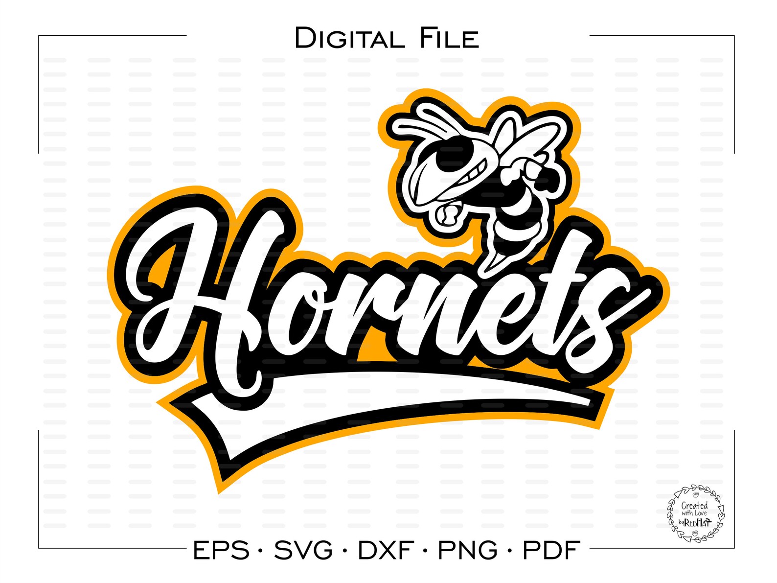 Hornets svg Hornet svg Hornet Hornets Mascot svg dxf | Etsy