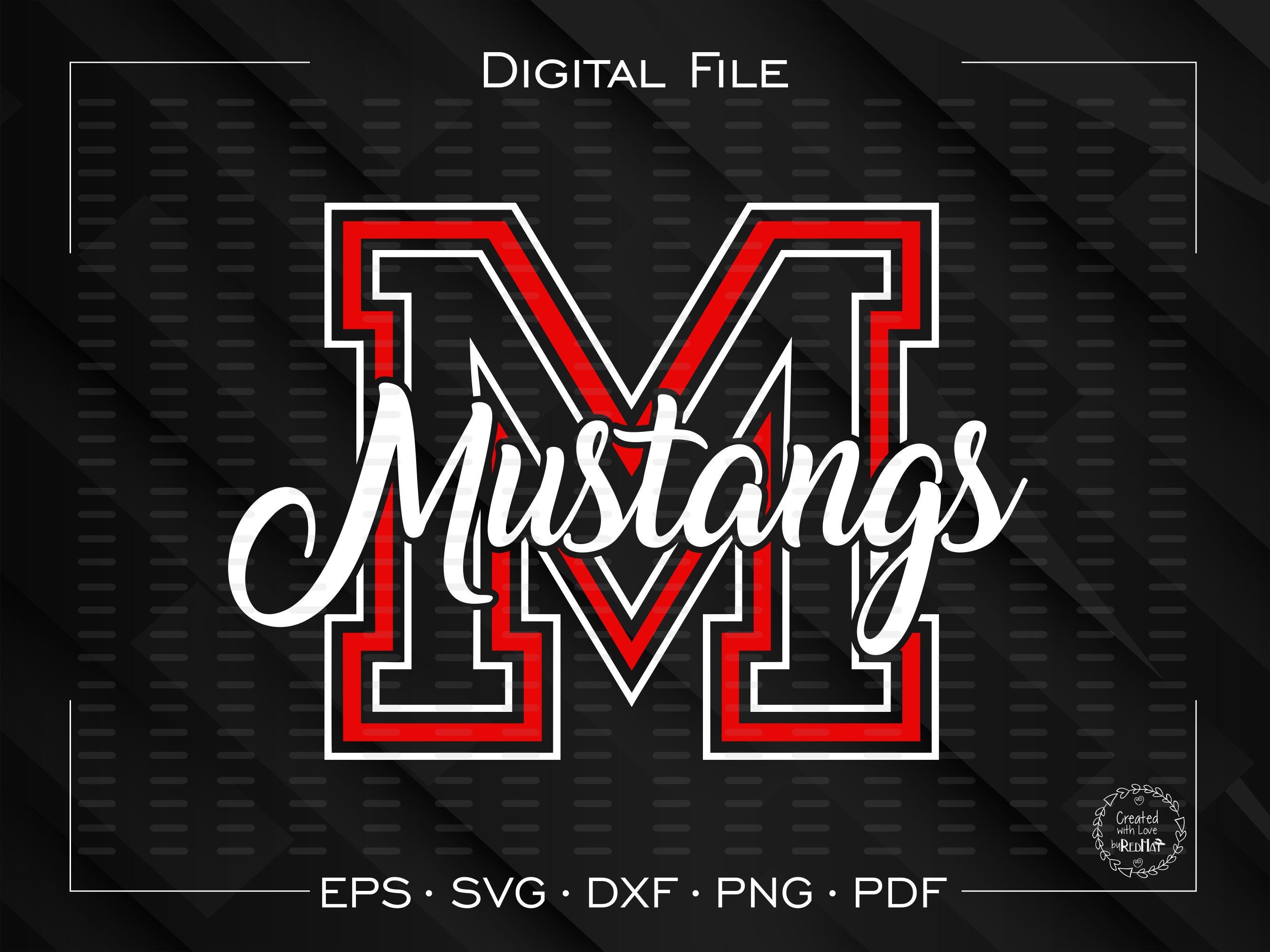 mascot sublimation m eps png mustang dxf Mustangs svg svg cut file Mustang svg pdf mustangs