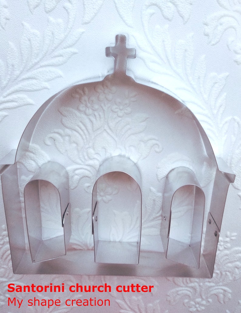 SANTORINI church cutter handmade aluminium clay cutter Etsy