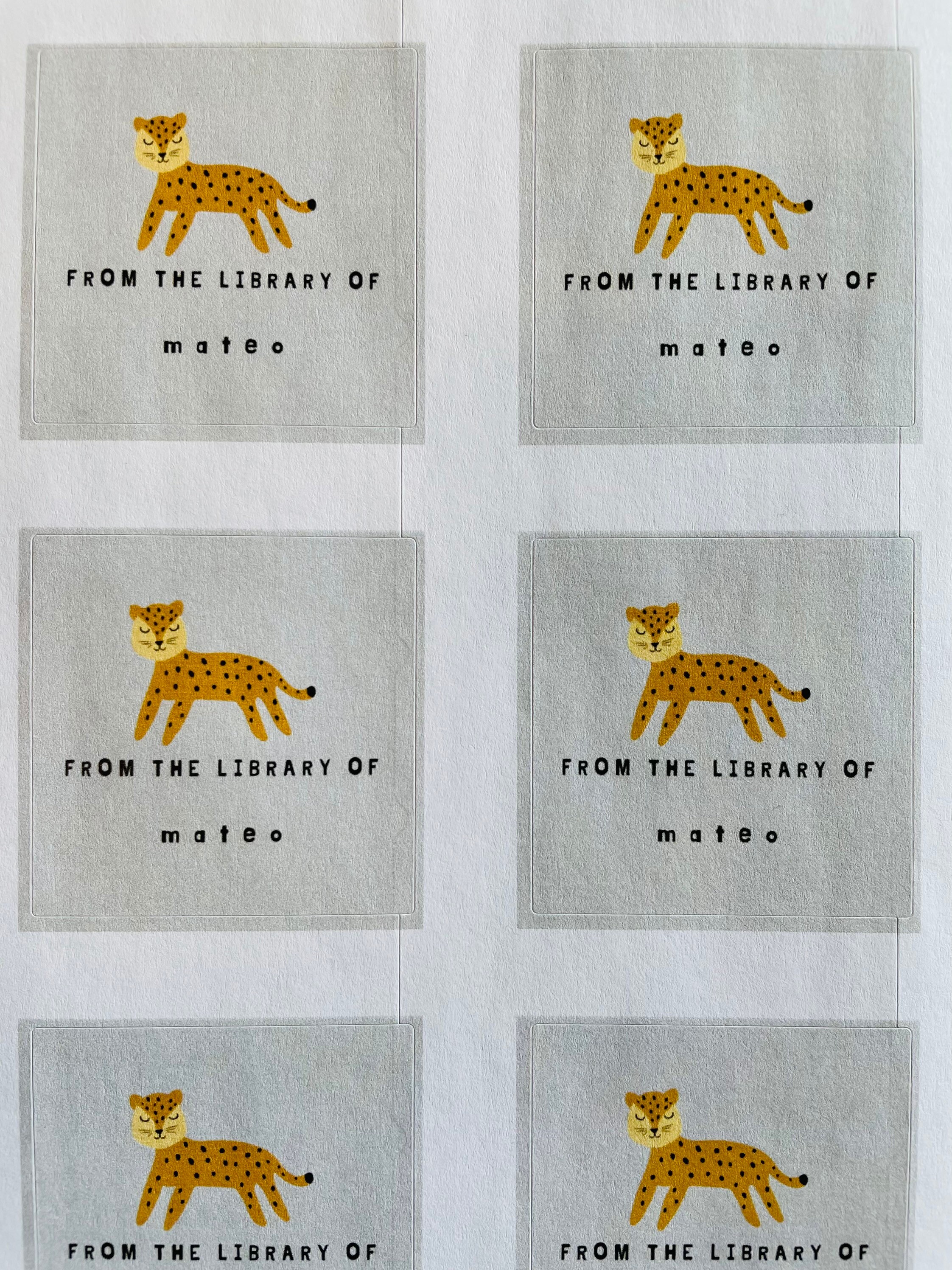 Custom kids book labels children's bookplate stickers Etsy