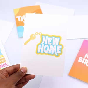 Carte nouvelle maison - Félicitations pour votre nouvelle maison - Première maison - Bravo - Clé nouvelle maison - Nouvelle maison, appartement