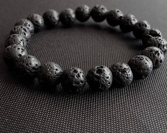 Lava bead bracelet