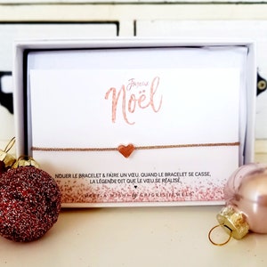 Make a Wish Christmas Bracelet , Christsmas Gift, Sister Gift, Friend Gift, Nanny Gift, Teacher Gift, Xmas Present, Make a Wish jewelry
