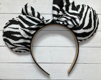 Animal Kingdom Zebra Animal Print Ears Headband