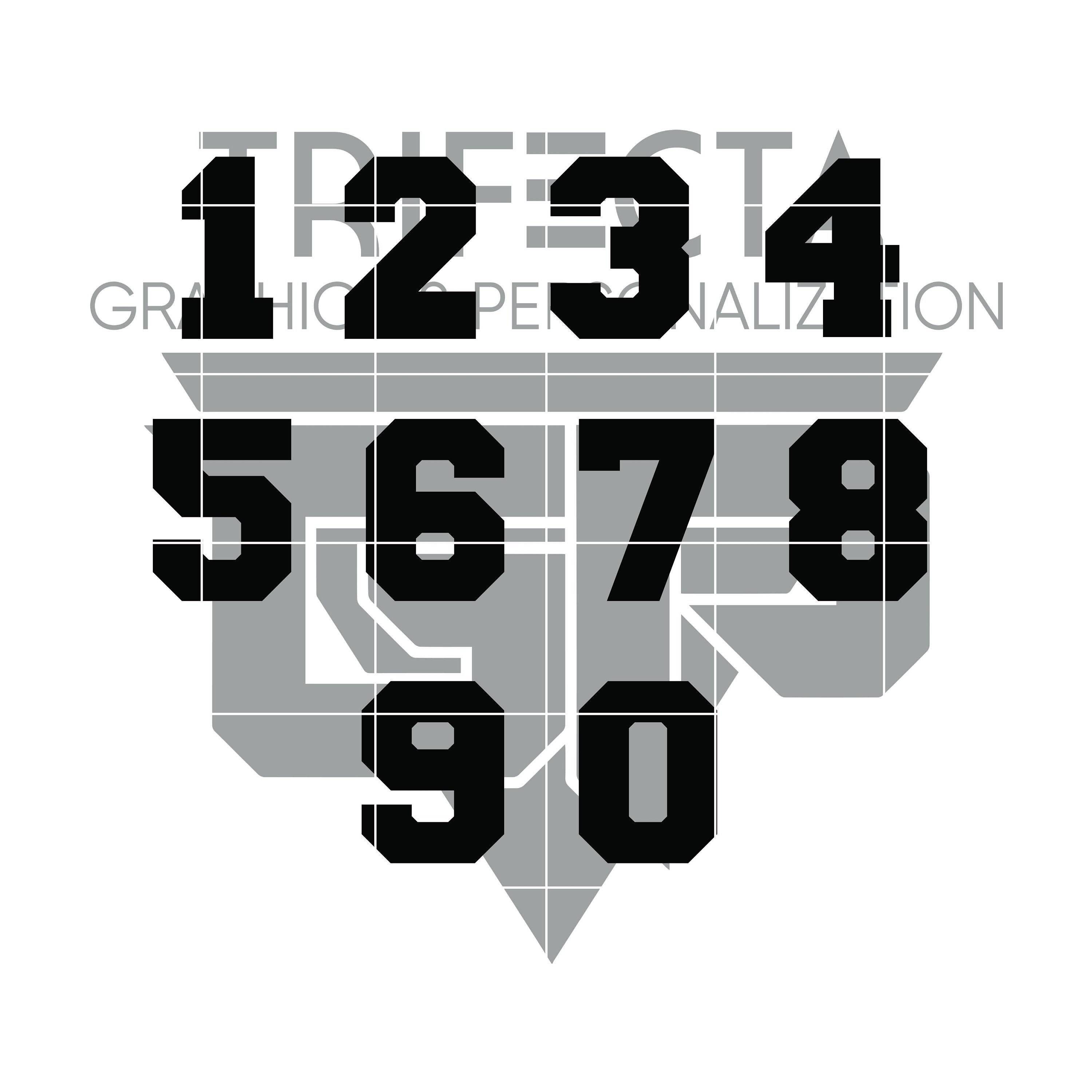 Letterman Collegiate Varsity Numbers 09 Etsy