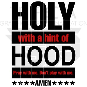 Saint avec un soupçon de Hood SVG