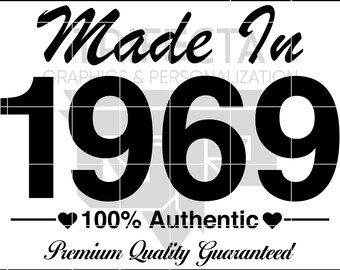 Made In 1969 SVG