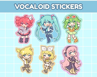 Vocaloid Vinyl Stickers: Hatsune Miku, Kagamine Rin/Len