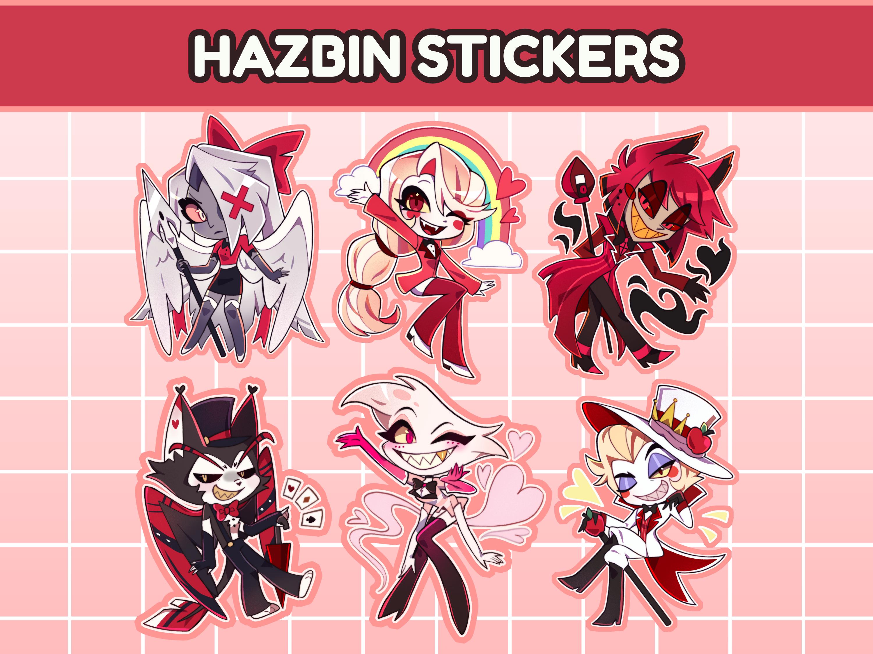 Hazbin hotel stickers - Etsy 日本