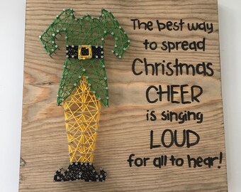 Elf - The movie - String art