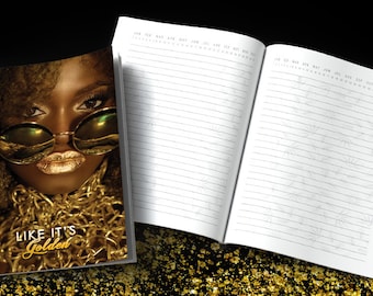 Carnet Like It's Golden : un journal inspirant pour l'écriture créative