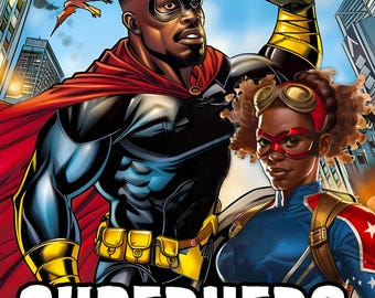 Color Me Brown, activité de soulagement du stress, livre de coloriage de super-héros | Coloriages unisexes Invincible | Livres à colorier créatifs Superman Wonder