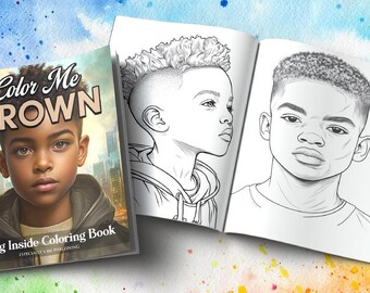 Livre de coloriage King Inside : confiance en soi et expression de soi des garçons