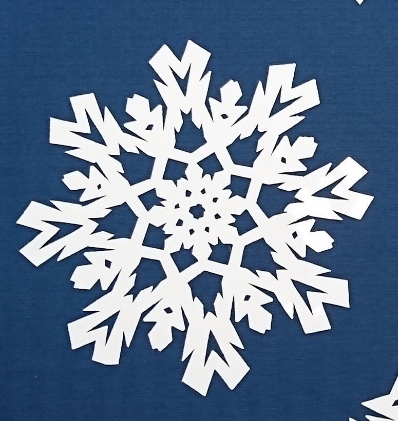 80 snowflake window clings Etsy