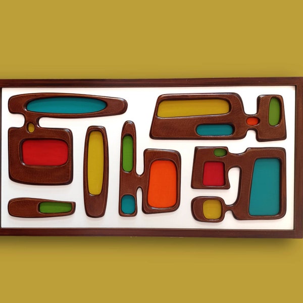 Modern Wood Art Etsy