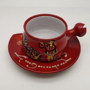 Ceramic Cup Armenian style Coffee Cups Armenian Cup Armenian Gifts National Armenian Dancer Tea Bowl