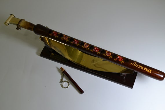 New Armenian DUDUK beautiful ornament with wood box