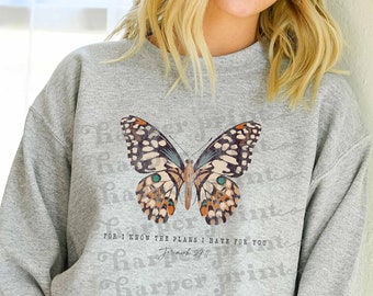 For I Know the Plans I Have for You PNG Christian Sublimation Designs Downloads Bible Verse Shirt Designs for DTF Transfers Jesus Shirts svg